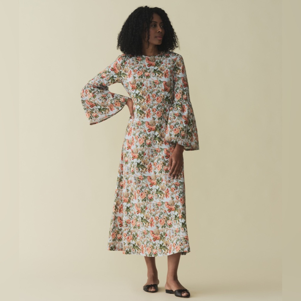 DÔEN Noisette Dress - Calico Garden - Picture 1 of 11